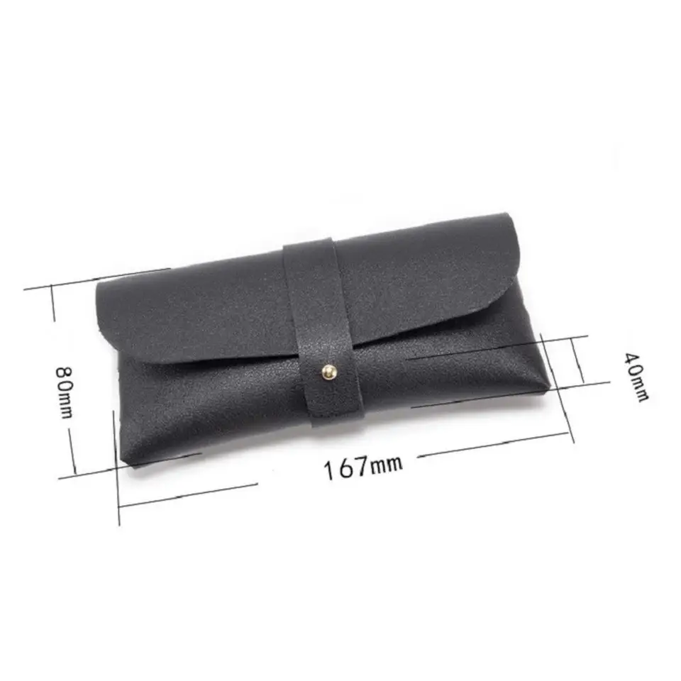 3 Custodie Morbide Per Occhiali In Pelle PU, 18x9 Cm, Protezione Antigraffio, Per Uomo E Donna, Tragba