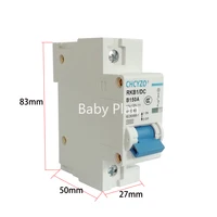 Disjoncteur 1P 2P DC 12V 24V 36V 48V 60V 72V 96V 120V, cellules solaires, batterie RV, interrupteur vide 100A 125A 150A 200A 250A 4