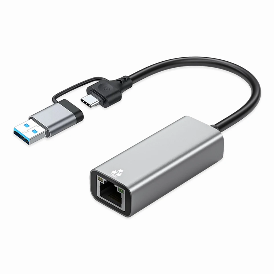 High-Speed 2.5G USB Ethernet Adapter RJ45