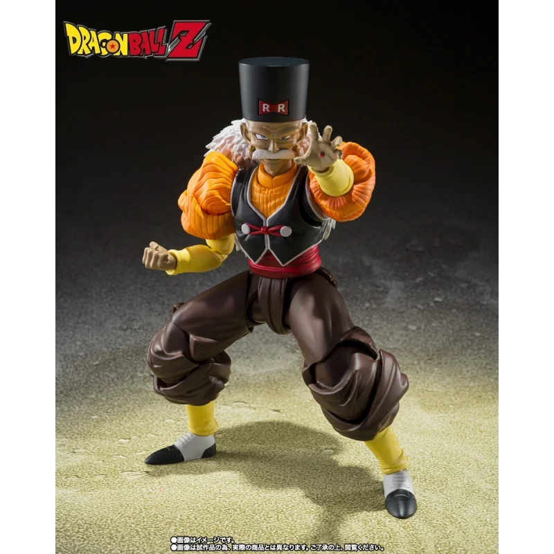 

Bandai Dragon Ball Z Soul Limited Shf Artificial Human No. 20 Red Ribbon Legion Dr. Gro Handmade Model Desktop Decoration Toy