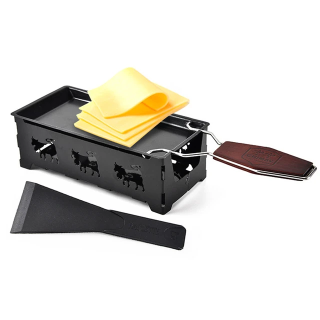 Ensemble pour Fondue au fromage antiadhésif, poignée en bois, résistant à  la chaleur, crème de cuisine, chauffe-chocolat, outils de fonte, Kit de  casseroles en acier au carbone - AliExpress