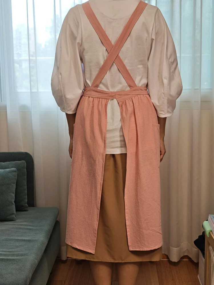 Cotton Linen Women Apron for Kitchen and Florist Use