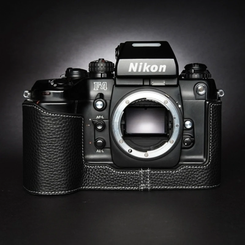 Per Nikon F4 F6 Custodia Protettiva Scatola Base Shell Lavoro Manuale Fotocamera Fotografica Custodia In Vera Pelle Di Vacchetta Custodia Per Il Corpo