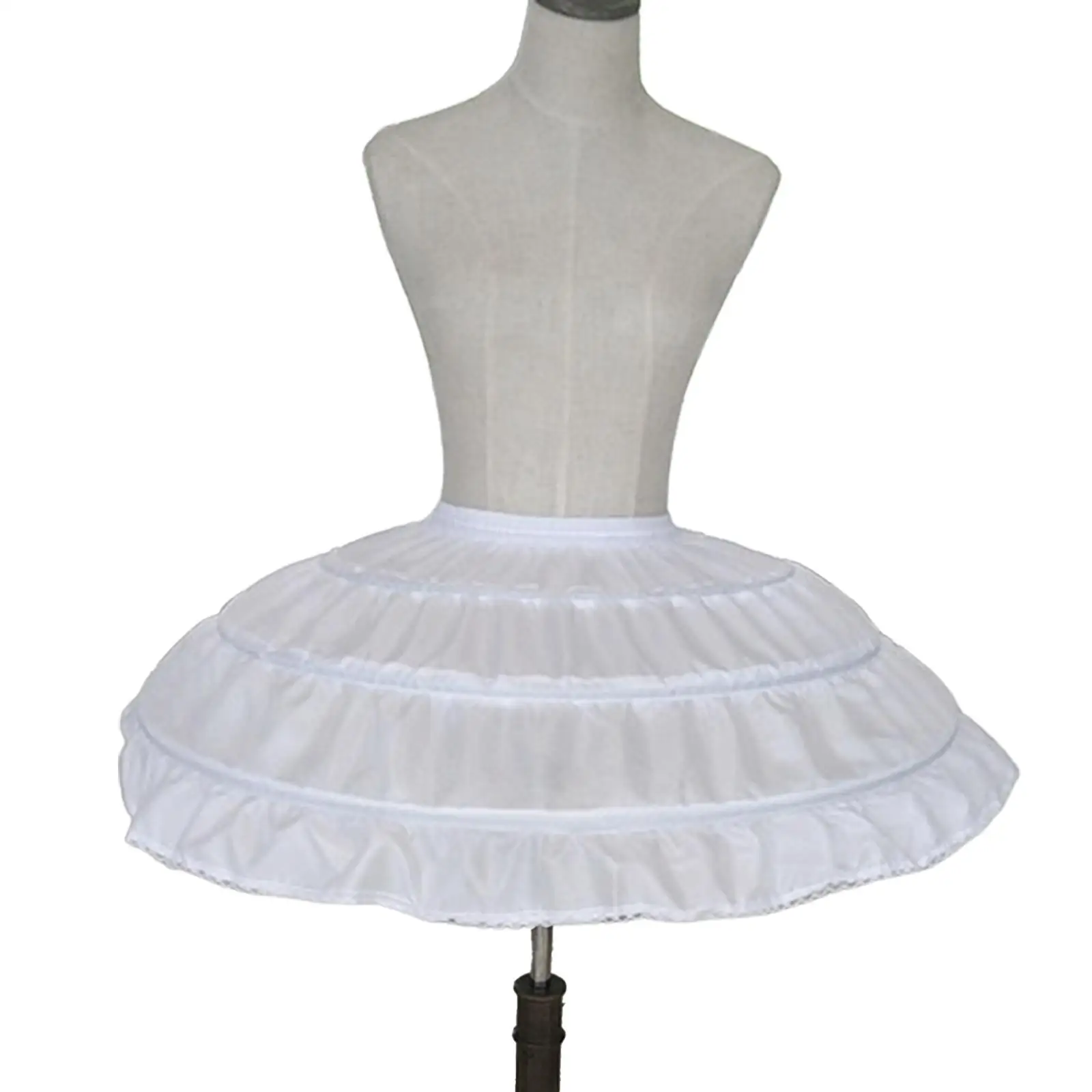 Girl Hoops Petticoat Dress Lolita Simple Underwear for Birthday Cosplay Dress up