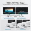 PULWTOP Mac Mini M4 Hub Stand with M.2 SSD Enclosure, with HDMI 4K 60Hz,  USB C Hub Accesorios for Mac Mini 2024 M4 Pro 4