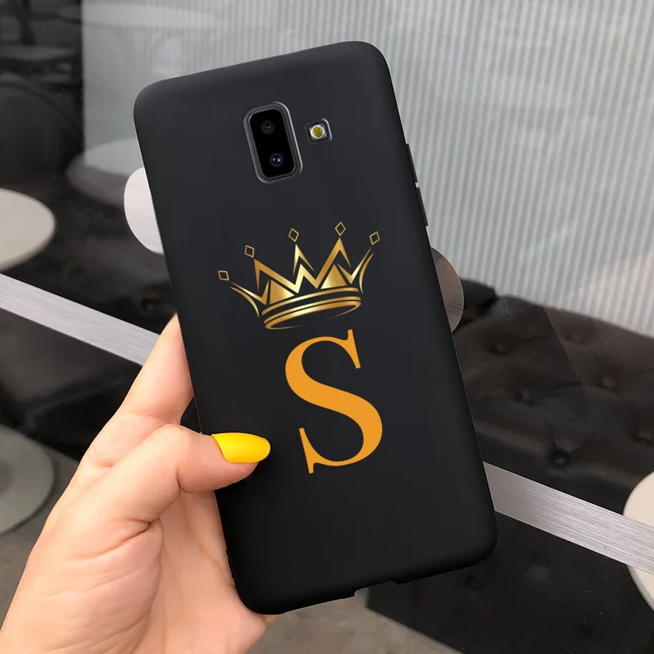 Adorable Alphabet Soft Silicone Bumper Phone Cover