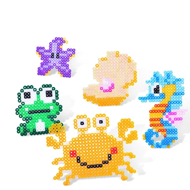 Creative Hama Beads, Birthday Gift DIY Art Craft Toy Fuse Beads Craft Kit  Pixel Art Bead Perler Beads for Kids Adults Girls - AliExpress