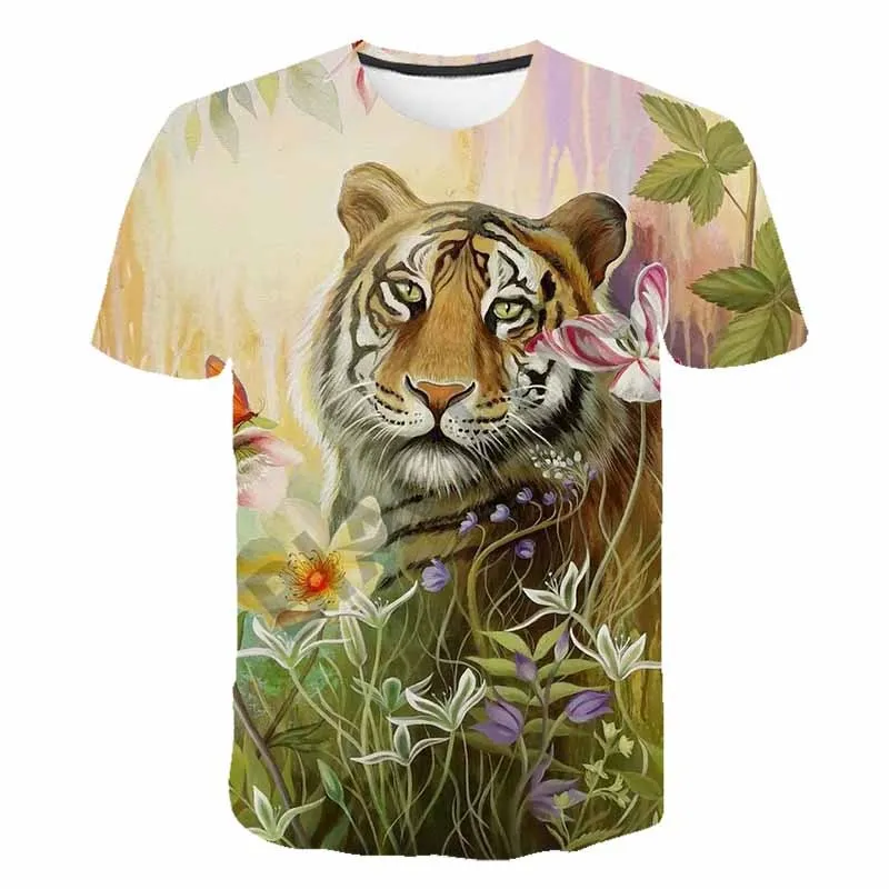 children's age t shirt	 Boys T Shirt Summer 3D Printed Tiger T-shirt Kids Funny Harajuku Fashion Top Boys & Girls Super Cool Animal Tee tops 2-16 Year red t shirt childrens	