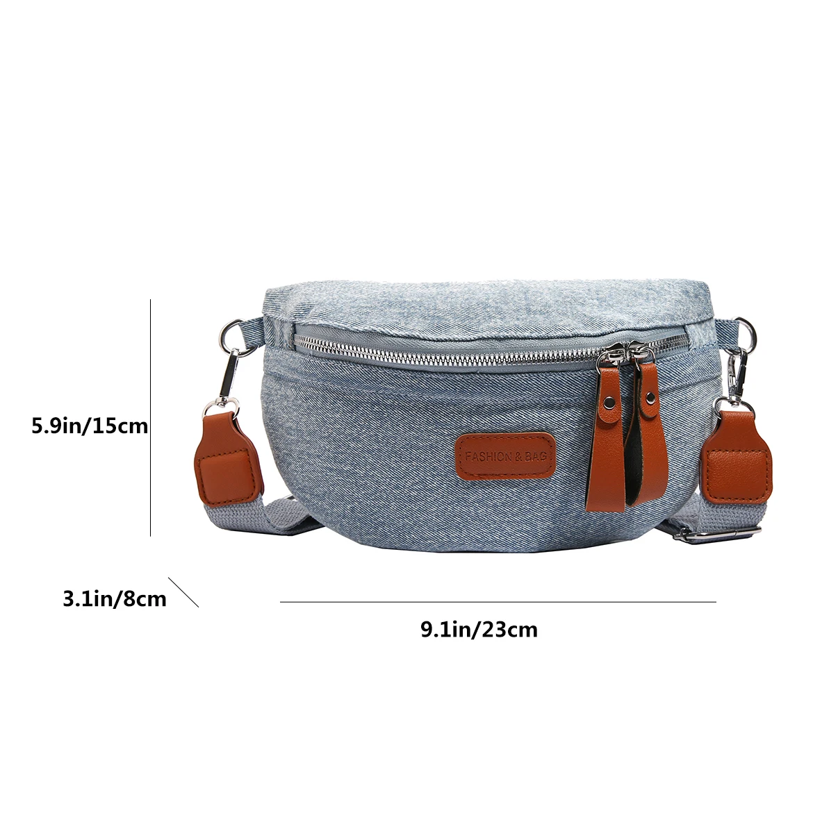 Anti theft Travel Waist Bag Composite Handbag For Women Casual