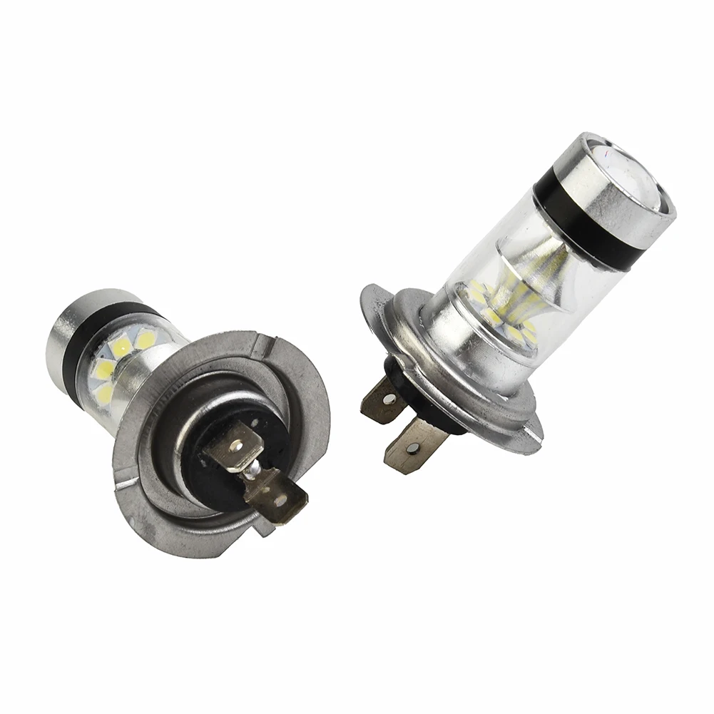 

Car Fog Light Headlights Bulbs Front Left LED Smart 100W Super White 1100LM 2pcs/Set 360° 6000K Aluminum DC 12V-28V