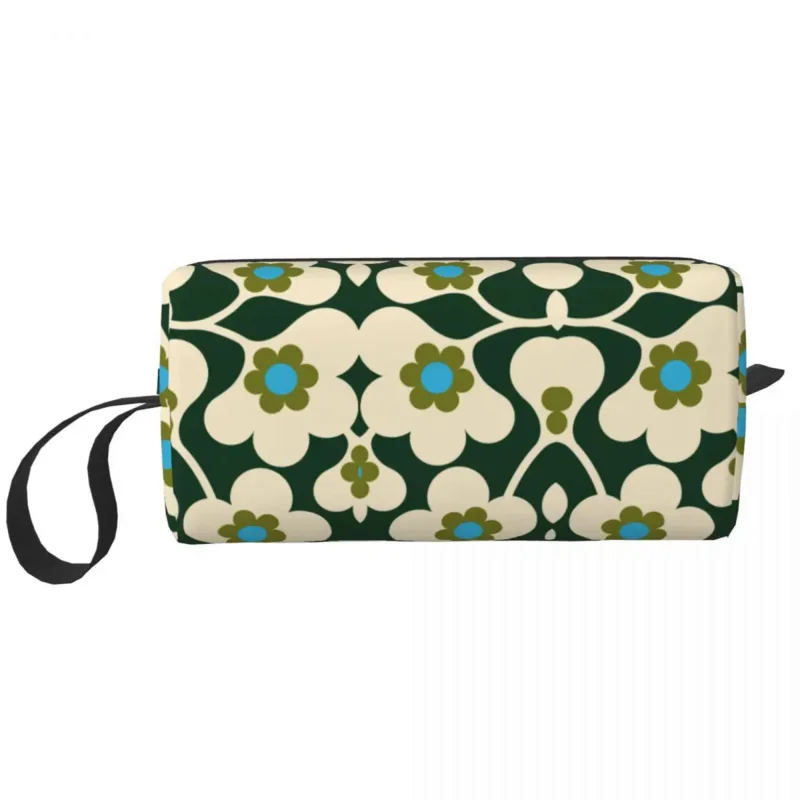 

Cute Orla Kiely Flower Travel Toiletry Bag for Women Cosmetic Makeup Organizer Beauty Storage Bags Dopp Kit Case Box Gifts
