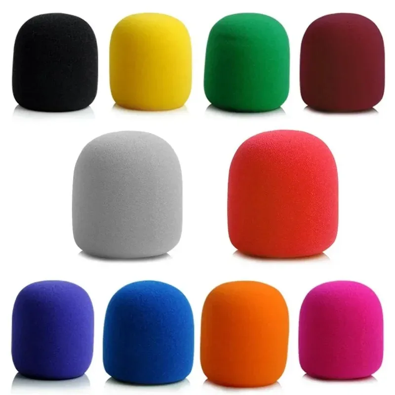 1-20Pcs Rain Microphone Foam Thicken Mic Cover Sponge Professional Studio WindScreen Protective Grill Shield Soft Microphon Cap