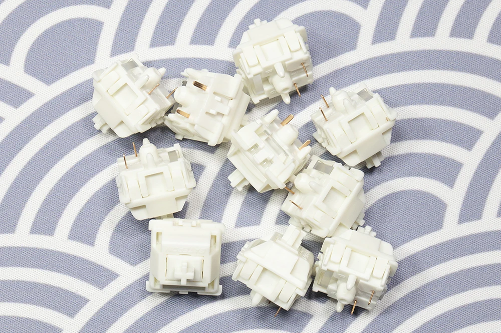 Gateron Smoothie Switch Linear Milkshake Switch mx Stem para Gaming Teclado Mecânico Pré-lubrificante 40g Etapas Primavera Pom Completo - Imagem 4
