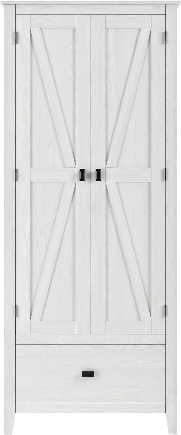 

SystemBuild Evolution Farmington 30" Wide Storage Cabinet, Ivory Pine