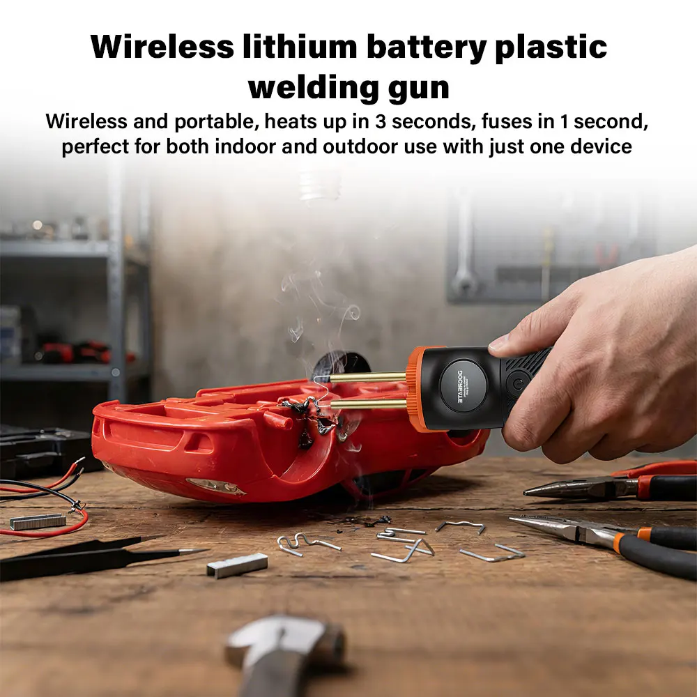 미니 휴대용 무선 플라스틱 용접기, 자동차 범퍼 수리용 4000mAh 배터리 포함, 핸드헬드 플라스틱 납땜건 ?