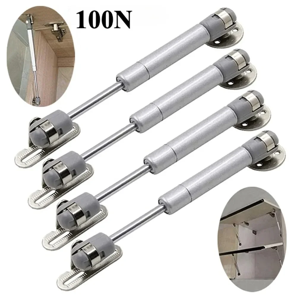 6/8inch Gas Springs 100N Gas Struts Lift Supports Shocks Soft Close Hinges Furniture Cabinet Door Lid Stay for Storage Box Strut gas spring hinges gas strut hinges stainless steel hinges door hinges