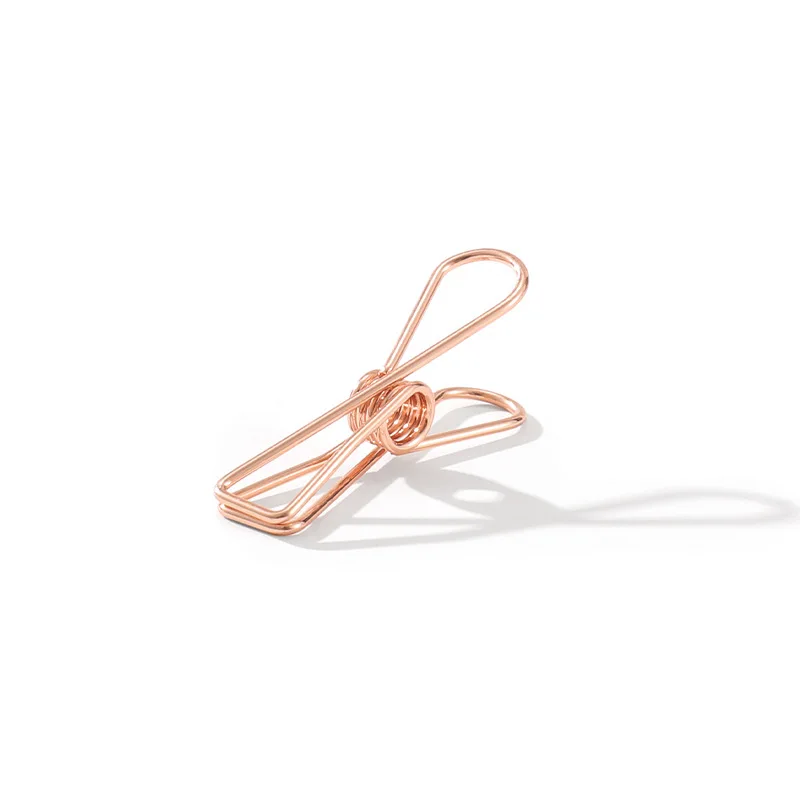 Tent Clip Lamp String Fixing Clip Camping Tent Accessories Hollow Long Tail Food Sealing Metal Multitool