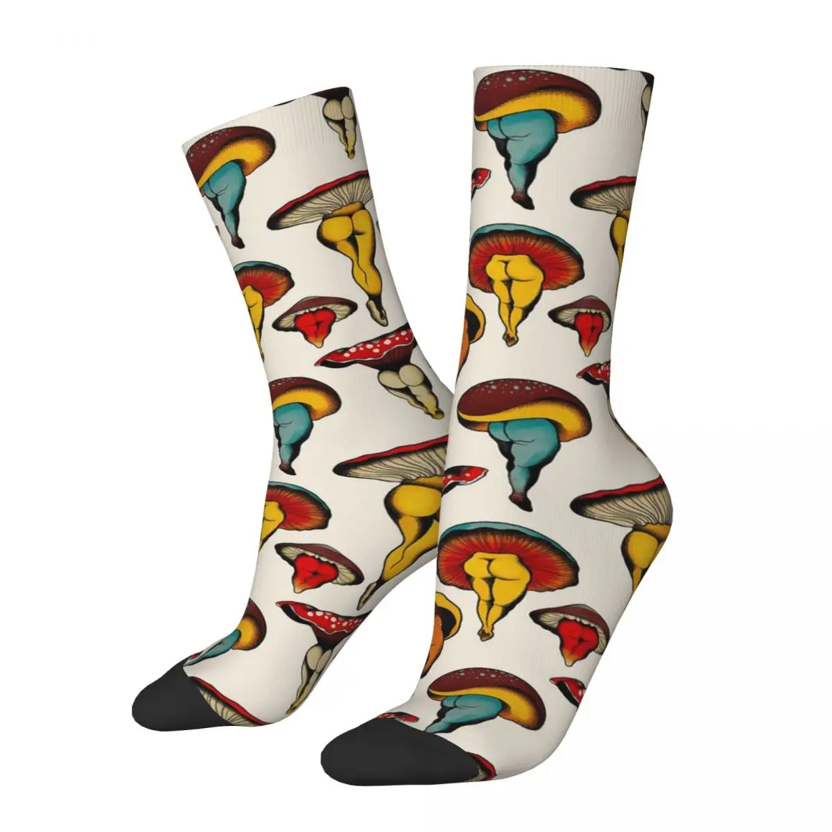 Sexy Mushroom Unisex Socks Running 3D Print Happy Socks Street Style Crazy Sock sexy mushroom unisex socks running 3d print happy socks street style crazy sock