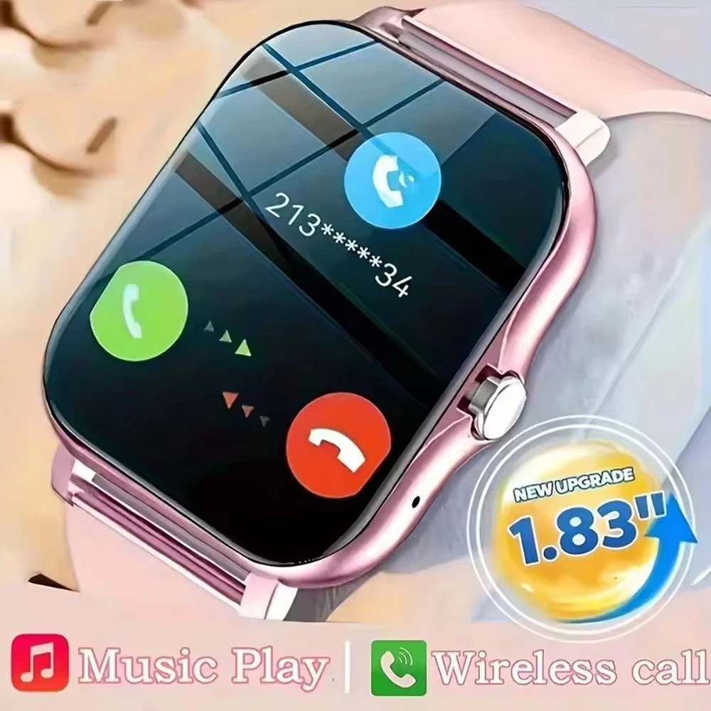 2025 New Smart Watch Bluetooth Call Music Heart Rate Blood Pressure Monitor Smartwatch for Women Men Holiday Gifts 1