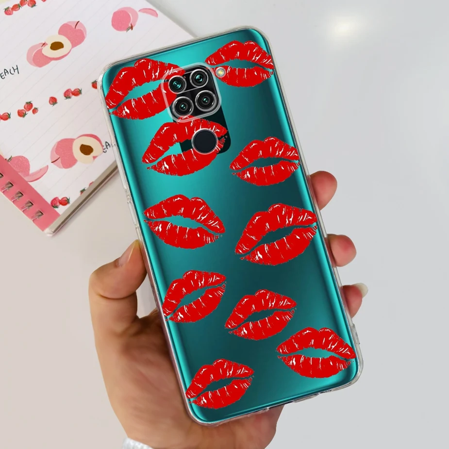 Cute Painted Clear Silicone Soft Phone Case Bumper Cover