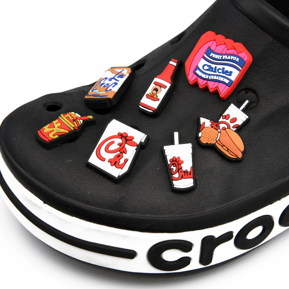 Mexican Women Croc Shoe Charms Jamaica Mexico Flag Shoe Decorations Burger Drink Snake Food Bracelet Accessories Best Friends