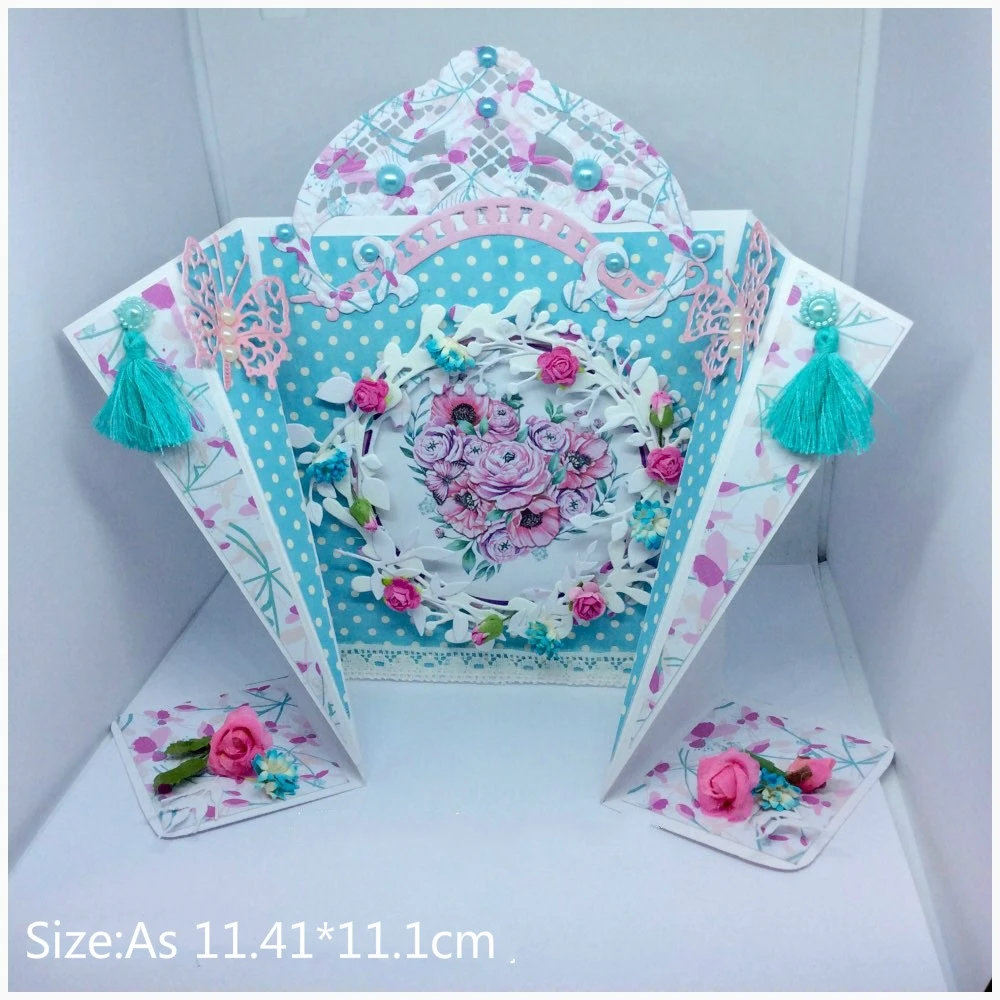 Металлическая Форма для высечки копилки 2020 Новинка лист Корона Скрапбукинг