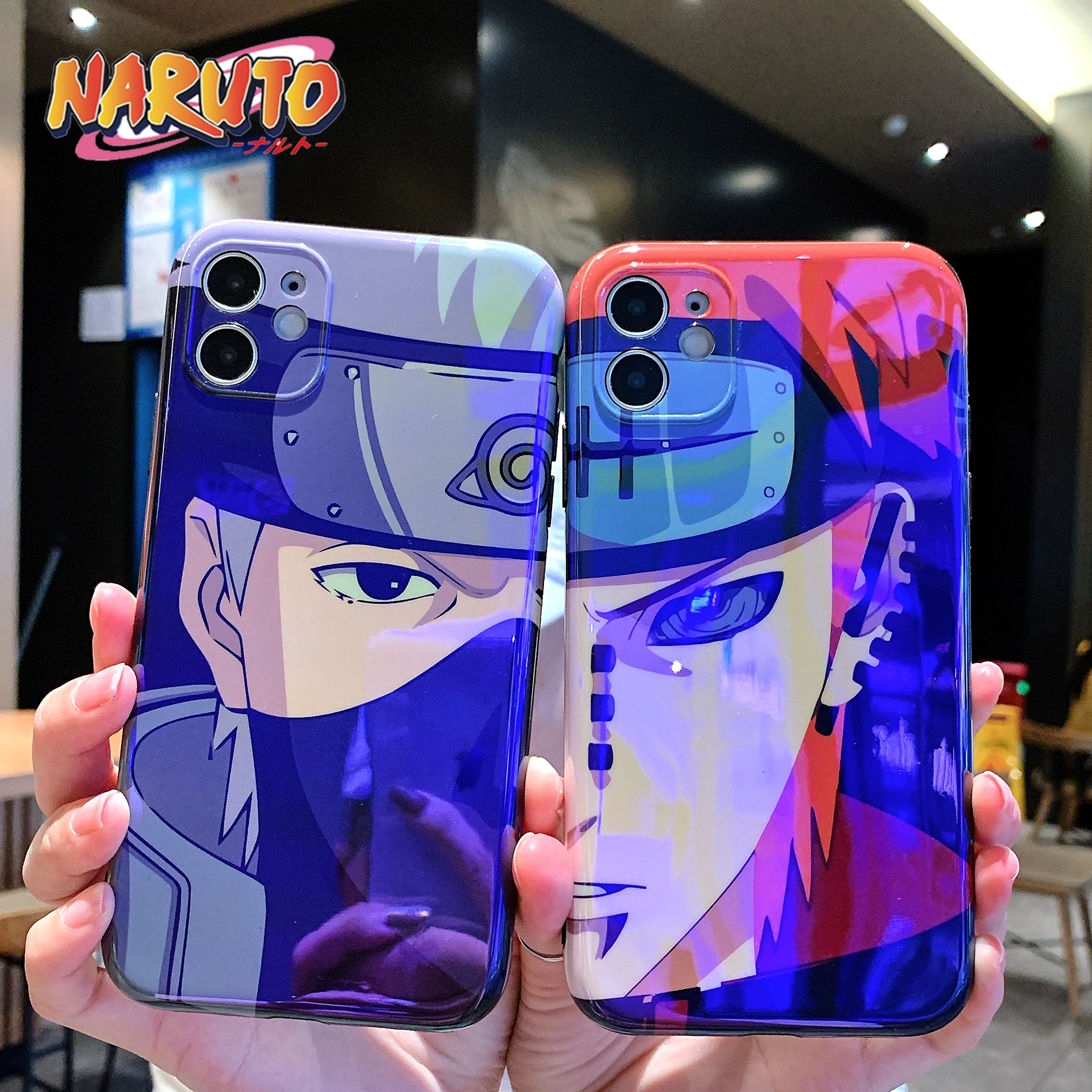 Anime Pain Naruto Phone Case Iphone 14 12 11 13 15 Pro Max Uchiha Itachi Kakashi Sasuke Cover In Silicone Anime Phonecase Men Gifts