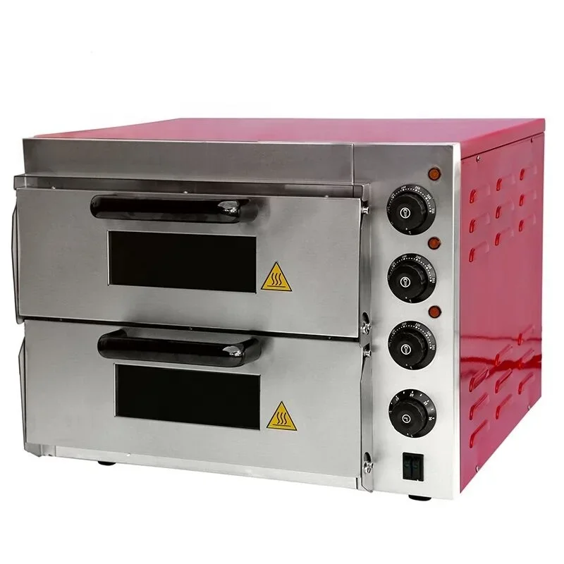 Factory Lower Price Stainless Steel Body Mechanical Timer Control Professional Bakery Commercial Electric Pizza Oven