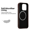 Genuine Leather Case for iPhone 16 Pro Max Real Skin Business Case for iPhone 15 Pro Max 14 Pro 13 Magnetic Charging Back Cover 4