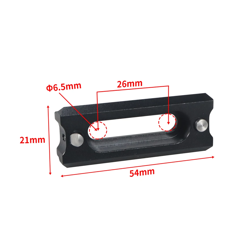 Quick Release Safety Rail w 1/4'' Screws DSLR Camera Rig Mini Quick Release NATO