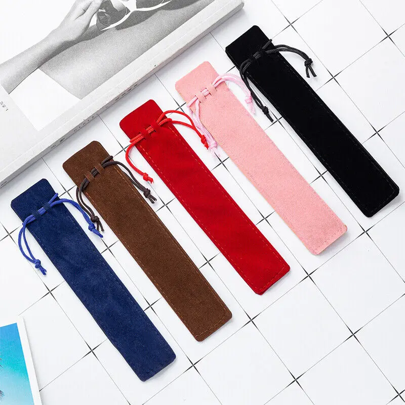 SN2796 Astuccio In Velluto Con Corda Portapenne Singolo Penne Stilografiche E A Sfera Da 0,18 € | DHgate