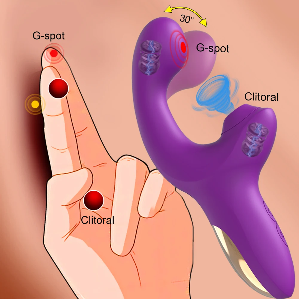 Gode ​​vibrateur puissant à 20 vitesses pour femme, ventouse de Clitoris sous vide, stimulateur de Clitoris, produits pour adultes, jouet sexuel pour remuer les doigts_voghion.com