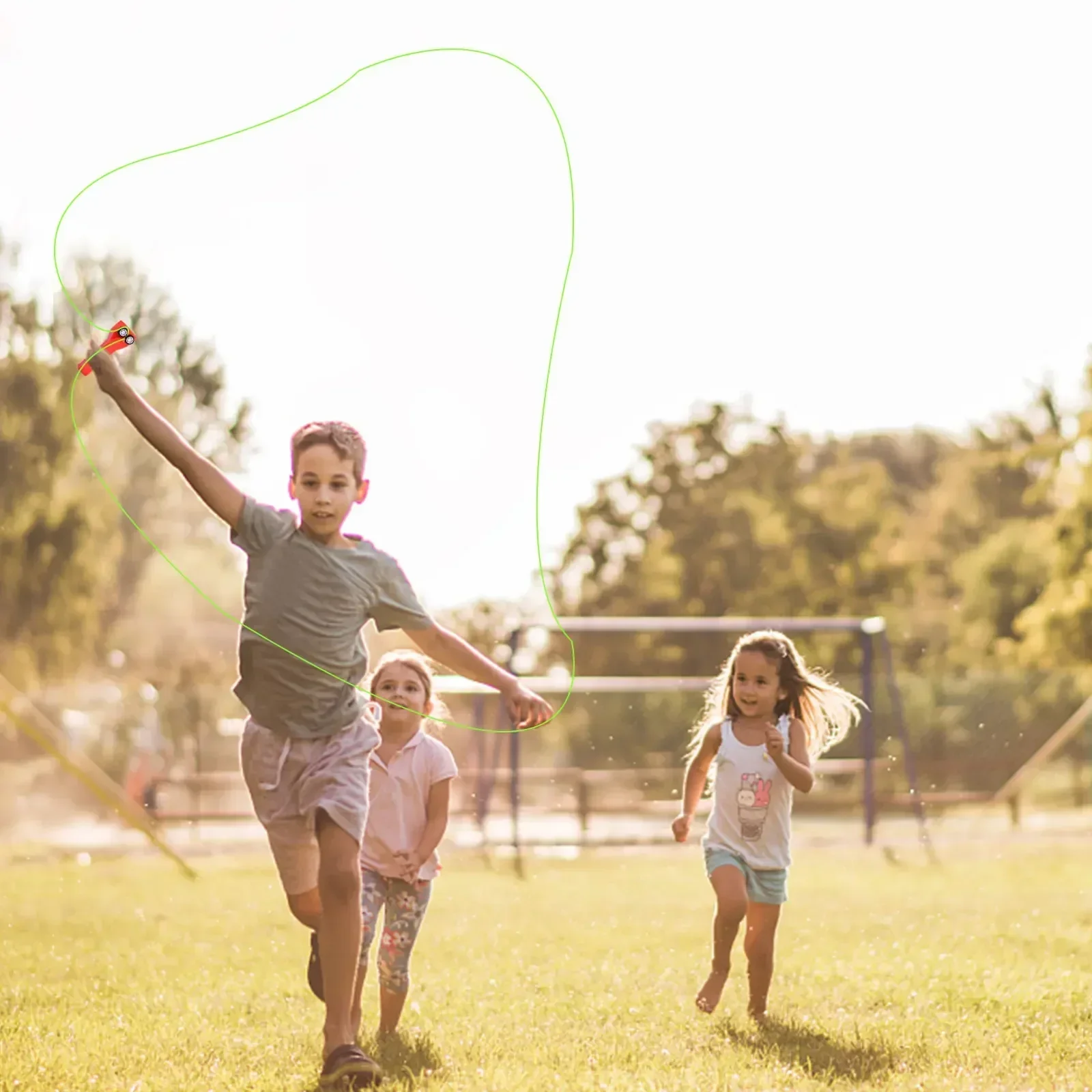 Lanzador de cuerda eléctrica, hélice de cuerda, controlador de propulsor de empuje, tirador de cable divertido, juguete portátil para aliviar el estrés
