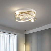 Lumière de chambre à coucher 2025 nouveau Simple moderne salle d'étude chambre salon lumière de luxe créatif ciel étoilé nordique plafonnier LED 1
