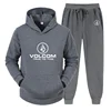 Men's VOLCOM Spring and Autumn Outdoor High Quality Hoodie Set, Sports Mountain Hoodie, Fashion and Leisure 2