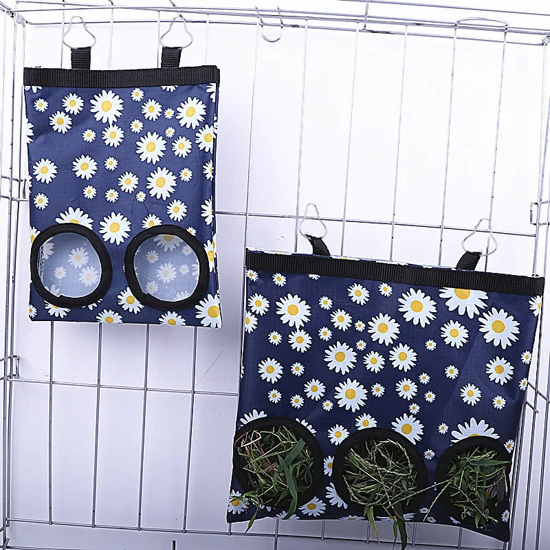 Title 5, Rabbit Hay Bag 2/3 Holes Hanging Dry Grass Feed...