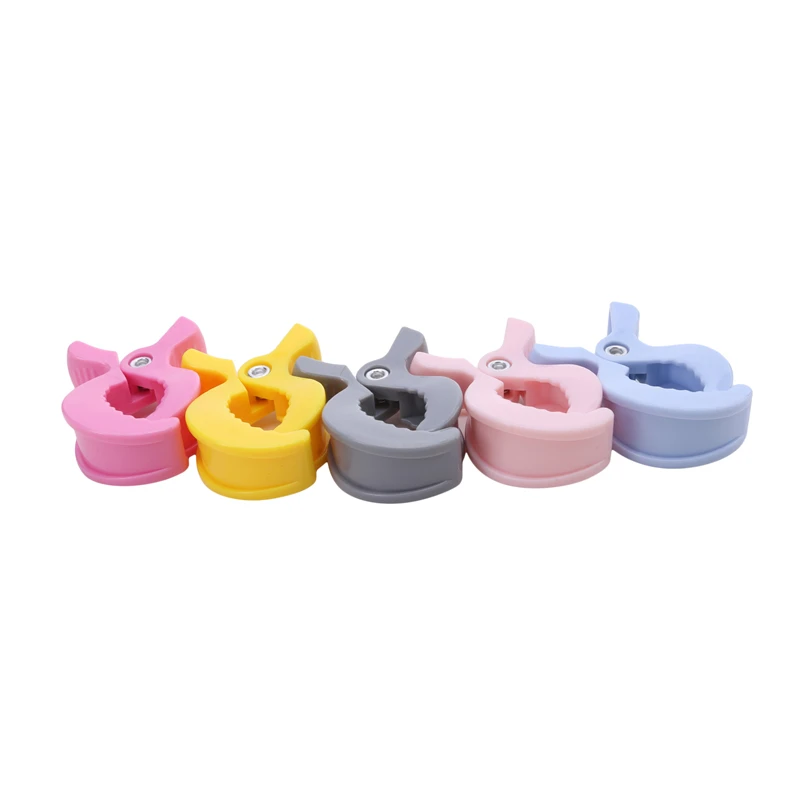 Stroller Accessories Hooks 2Pcs Baby Car Seat Pushchair Clip Colorful Pram Stroller Peg Hook Cover Blanket Mosquito Net Clips