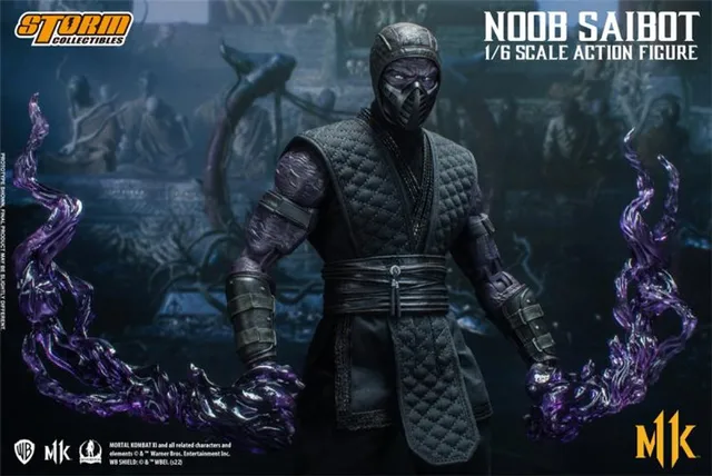 Storm Toys DCMK12 1/6 Mortal Kombat NOOB SAIBOT 12 Male Action Figure  Model Toy