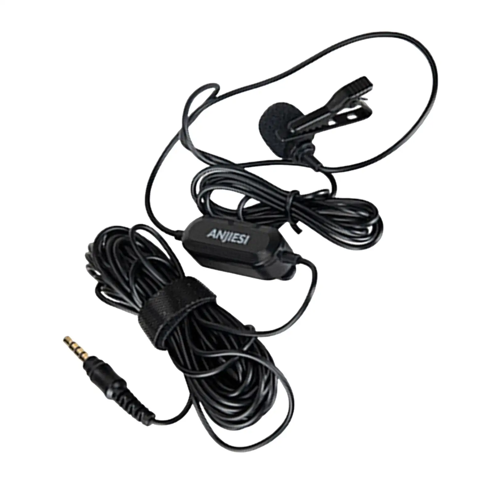 Lavalier Lapel Microphone Recording Streaming Vlogging Omnidirectional Condenser Mic