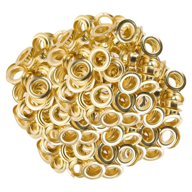 GOOD-Grommet Tool Kit Grommet & Washer Grommet Kit 500Pcs, 2 Grommets Kit, Suitable For Leather Bags Banner
