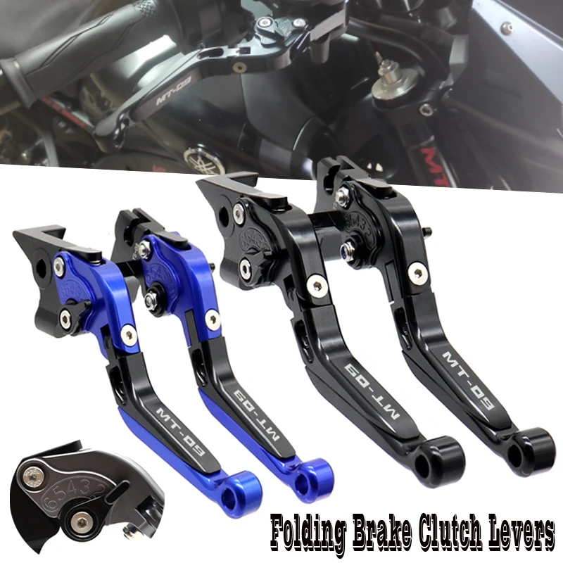 

MT-09 Folding Brake Clutch Levers For YAMAHA MT09/SP 2021 2022 2023 TRACER 900 Motorcycle Accessories Adjustable Extendable