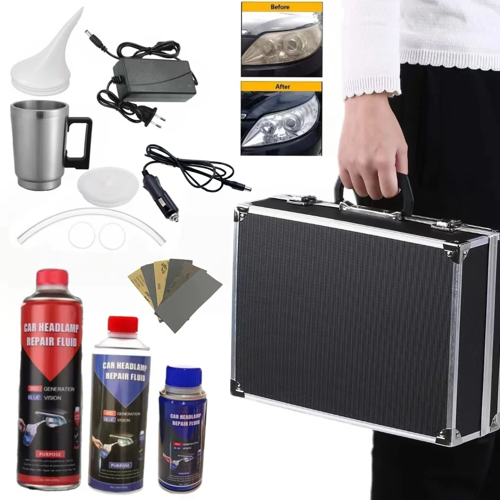 Kit De Réparation Phares, Évaporateur Régénération, Polissage, Outils Nettoyage Fluide Rénovation 200Ml/500Ml/800Ml