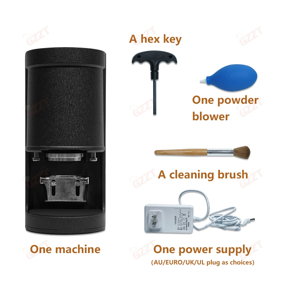 GZZT TS58 Automatic Tamper with Touchscreen 58mm Espresso Portafilter Electric Coffee Tamper for Commercial Cafe Store Tools 3