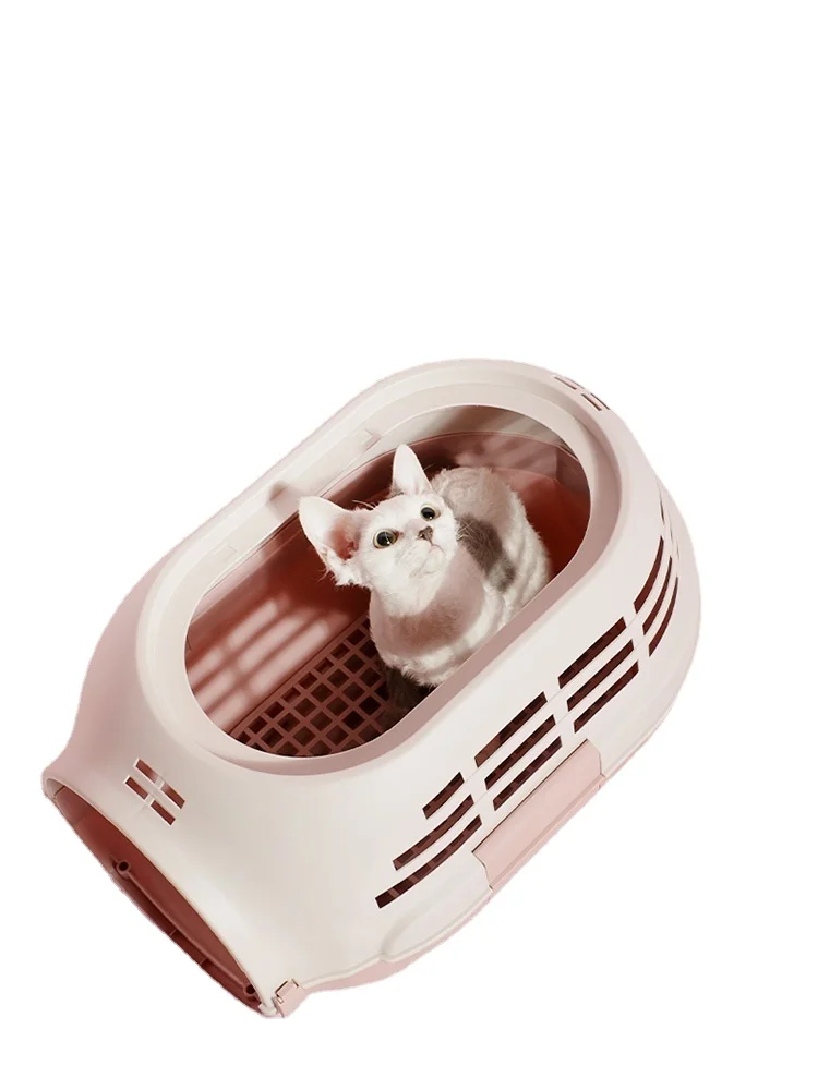 

Pet Flight Case Cat Cage Portable out Dog Check-in Suitcase Car Large Bag Carrying