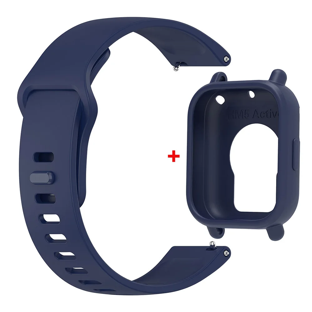 Silicone Strap with Protective Case