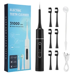 Advanced Sonic Electric Toothbrush with 6 Brush Heads - Deep Clean, Waterproof, and Rechargeable (With 6 brush)