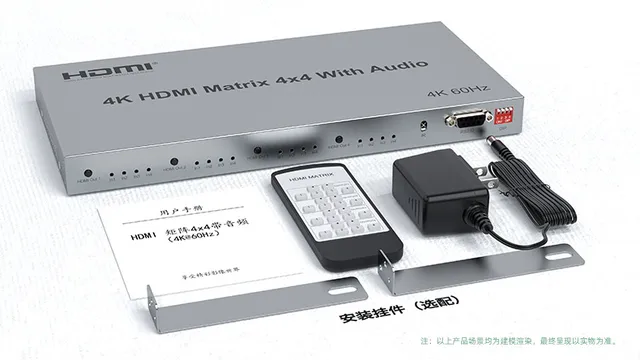 고품질 오디오 경험을 제공하는 HDMI 매트릭스 전환기