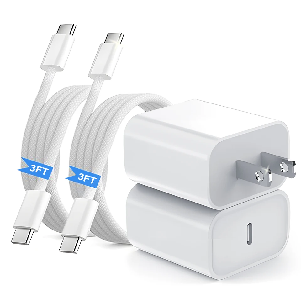 Fast Charger Cable for iPhone USB C 35W 3FT
