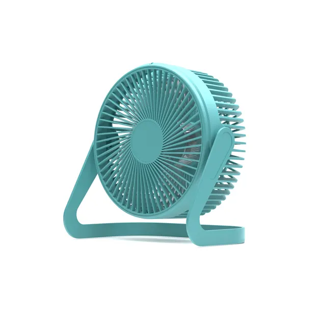 5 Inch USB Desktop Fan 360° Rotating Mini Adjustable Portable Electric Fan Summer Mute Air Cooler For Home Office_voghion.com