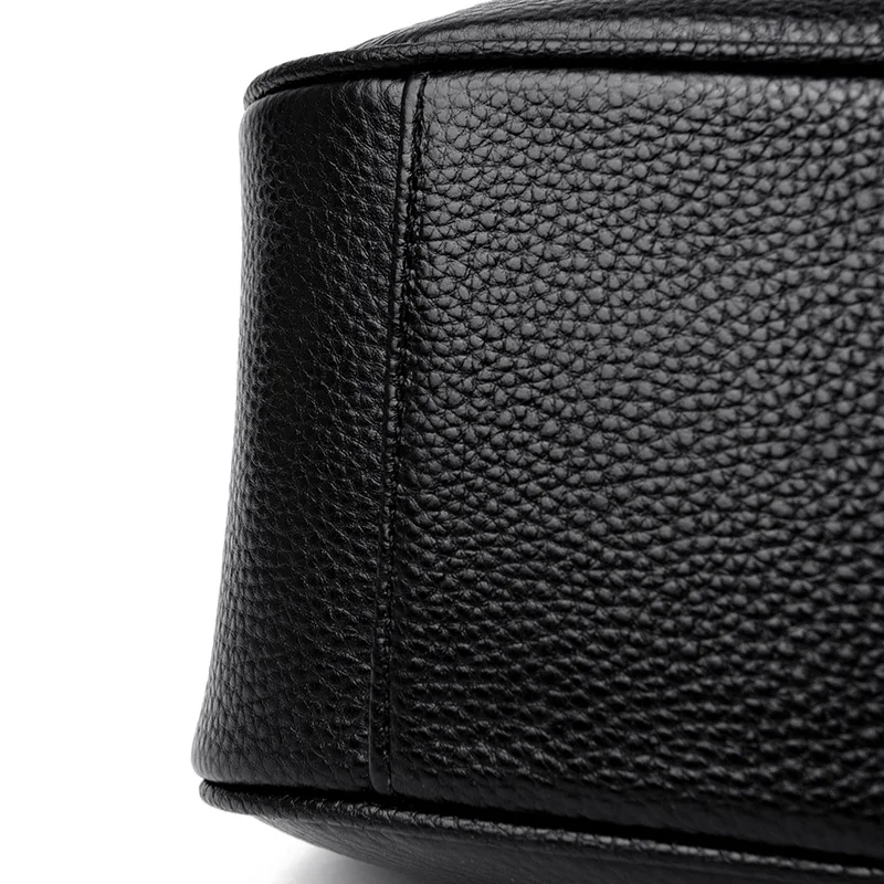 Designer Genuine Leather Handbag Women Fashion Shoulder Messenger Luxury Soft Cowhide Tote